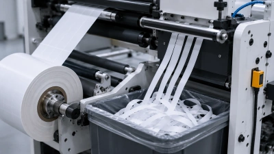 Edge trim removal system for label slitting machine