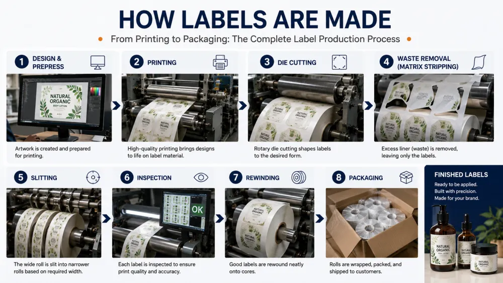 How Labels Are Made: Complete Label Production Process