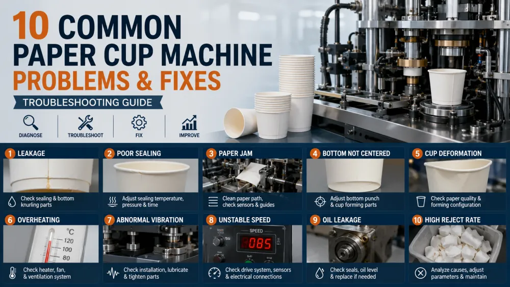 10 Common Paper Cup Machine Problems & Fixes
