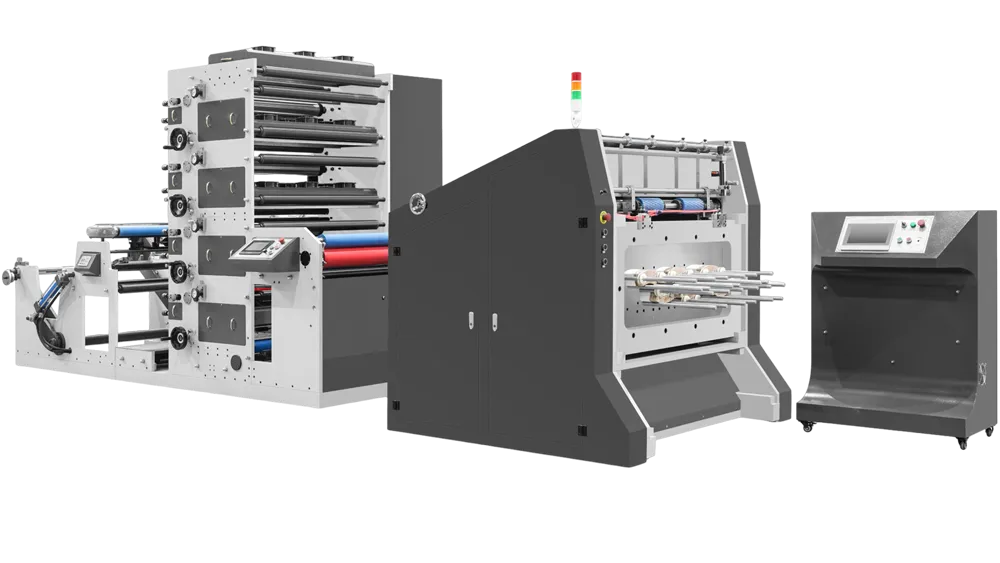 Paper Cup Blanks In-line Flexo Printing & Die Cutting Machine | RDRY-850C-4C