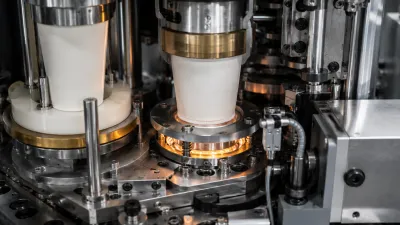 Cup bottom sealing and knurling system for RDZB-200 paper cup machine