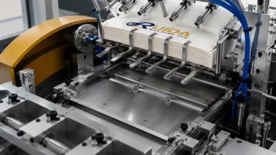 High speed paper feeding system for RDZB-200 paper cup making machine