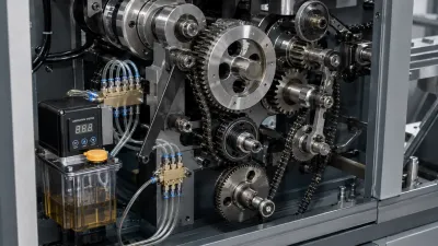 Lubrication and transmission system for RDZB-200 paper cup machine
