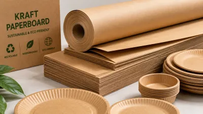 Kraft paperboard for eco friendly paper plates