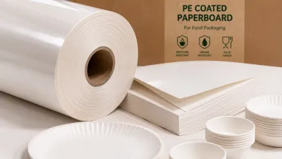PE coated paperboard for paper plate machines