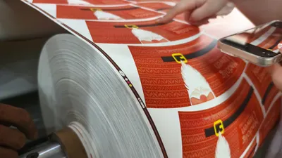 Paper packaging printing process