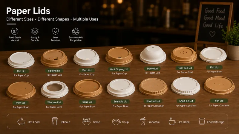 Paper lid production line solution