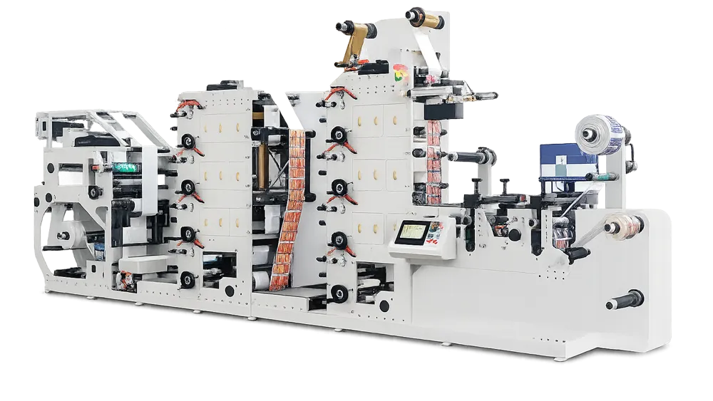 Full Servo 9 Color Label Flexo Printing Machine | RDRY-320B-9C