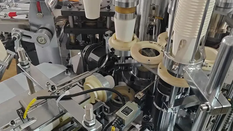 High Speed Paper Cup Making Machine 200 Cups/Min | RDZB-200 Operation