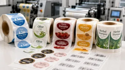 BOPP film labels for rotary label die cutting