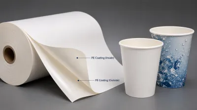 Double PE coated paper for cold drink paper cups
