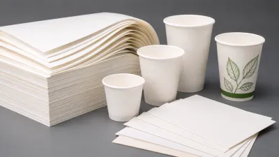 Food grade cup stock paper material