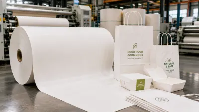 Food grade paper for takeaway food packaging bags
