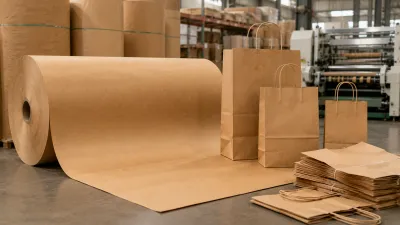 Kraft paper for paper bag making machines