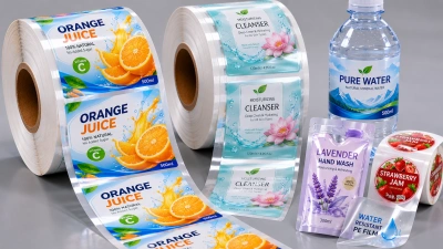 PE film label material for flexible packaging applications