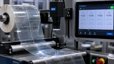 Transparent labels for vision inspection systems